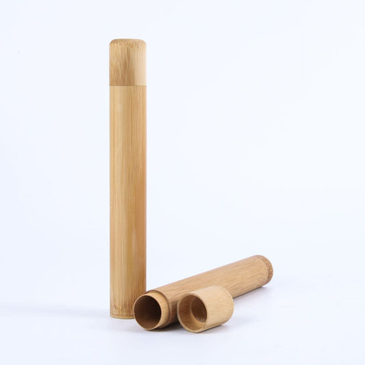 Eco-Friendly Bamboo Toothbrush Travel Case – Portable & Hygienic-0
