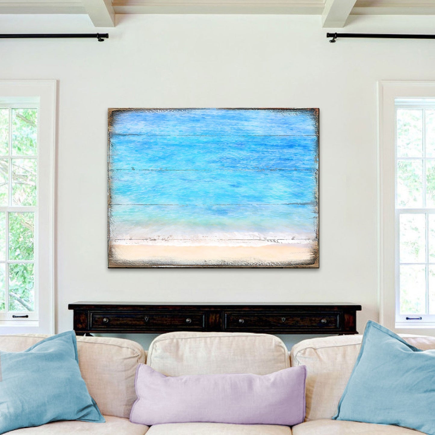Spataro Beach Wood Handcrafted Wall Home Decor Coastal-0