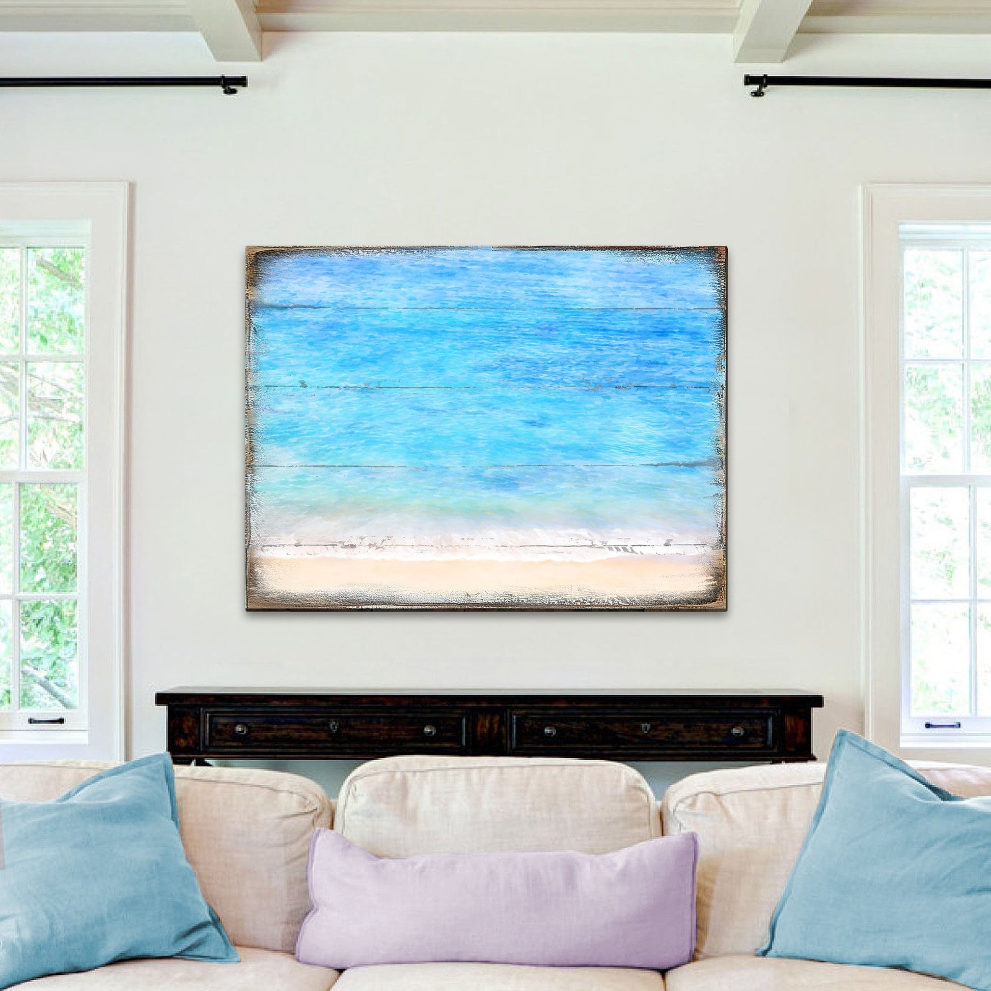 Spataro Beach Wood Handcrafted Wall Home Decor Coastal-0