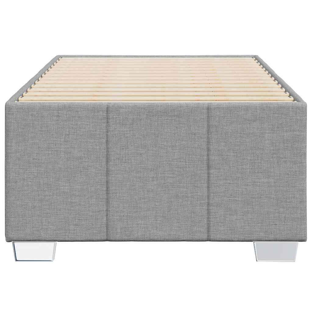 vidaXL Bed Frame Box Spring Base Upholstered Home Bedroom Furniture Fabric-4