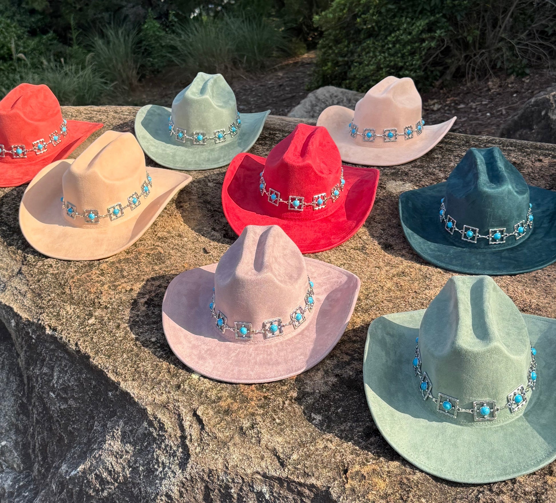 Premium Parly Suede pinched Cowboy Hat-2