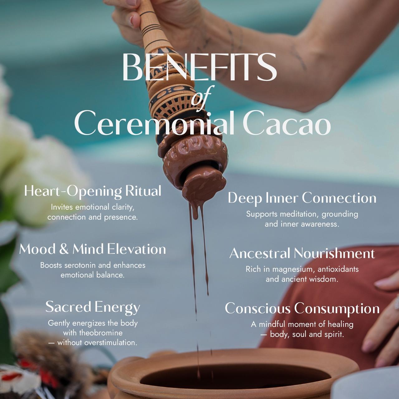 Kurai 100% Pure Ceremonial Cacao | Rich in antioxidants & magnesium | Supports focus and wellness | Ideal for rituals or daily cacao drinks-3