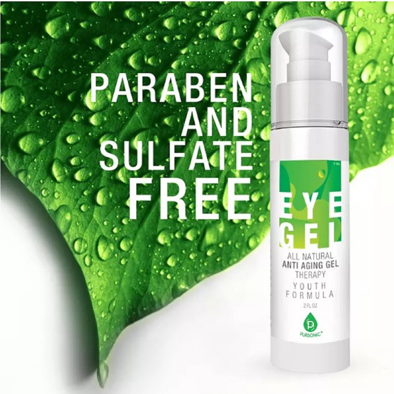 All  Natural Professional Anti Aging Eye Gel 2 Oz-2